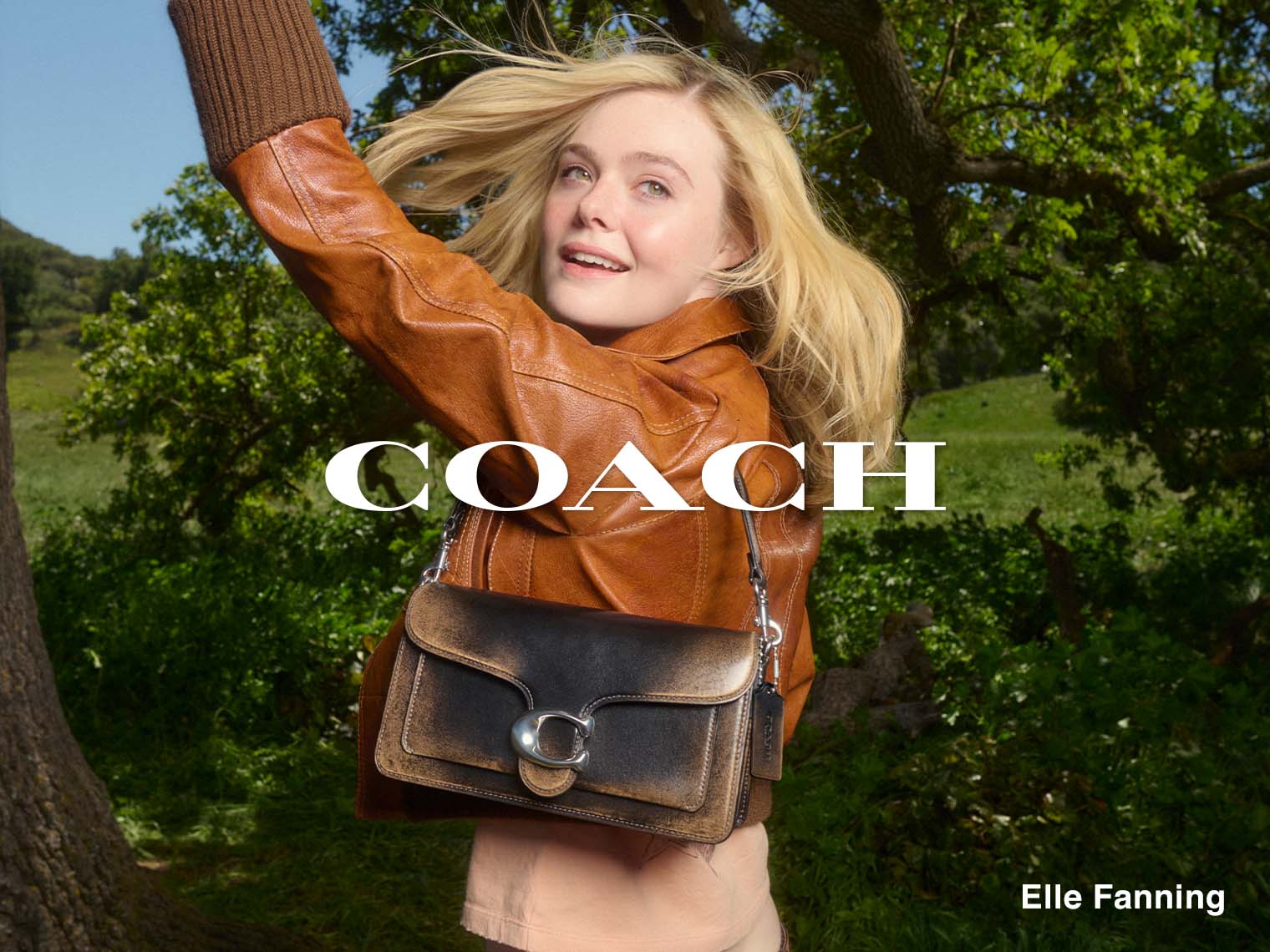 Maroquinerie Coach, Elle Fanning