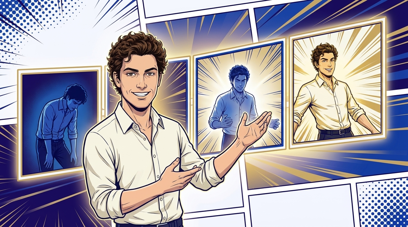 Le carrousel manga qui raconte la transformation